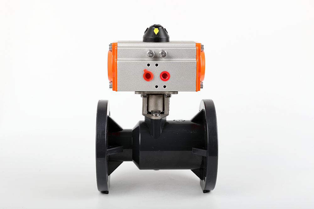 呼伦贝尔气动法兰一体球阀